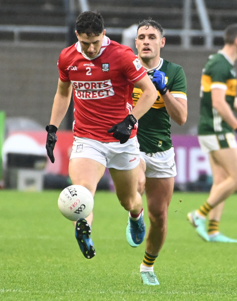 Cork's Seán Brady breaks from Kerry's Graham O'Sullivan. Brady will be a key player for MTU Cork. Picture: Eddie O'Hare