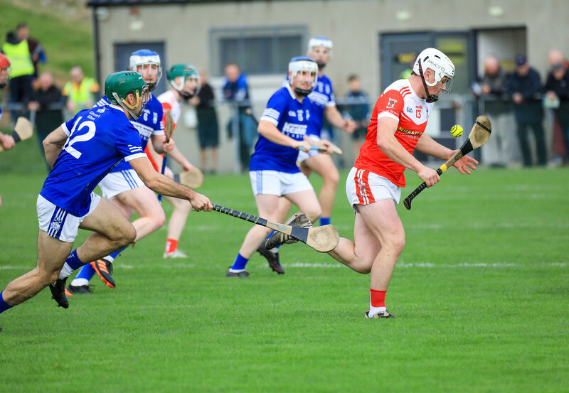 Connail Cullinane of Ballinascarthy races towards the Kilbree goal. Picture: David Creedon Connail Cullinane of Ballinascarthy races towards the Kilbree goal. Picture: David Creedon