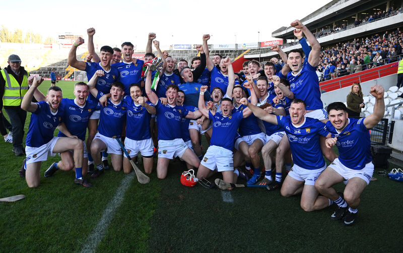 Ballinhassig celebrate after defeating Ballincollig. Picture: Eddie O'Hare Ballinhassig celebrate after defeating Ballincollig. Picture: Eddie O'Hare