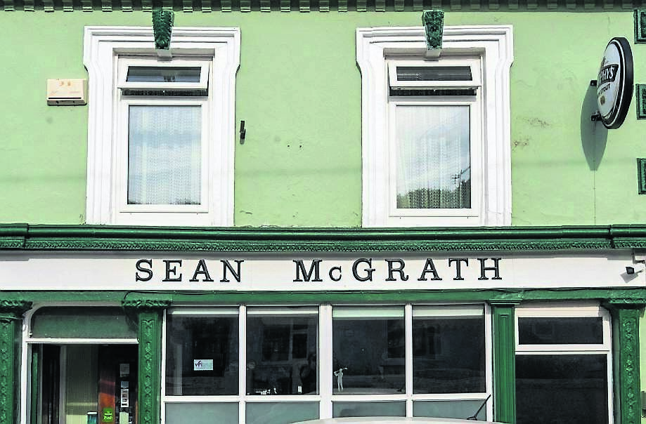 The exterior of Sean McGrath's pub. 