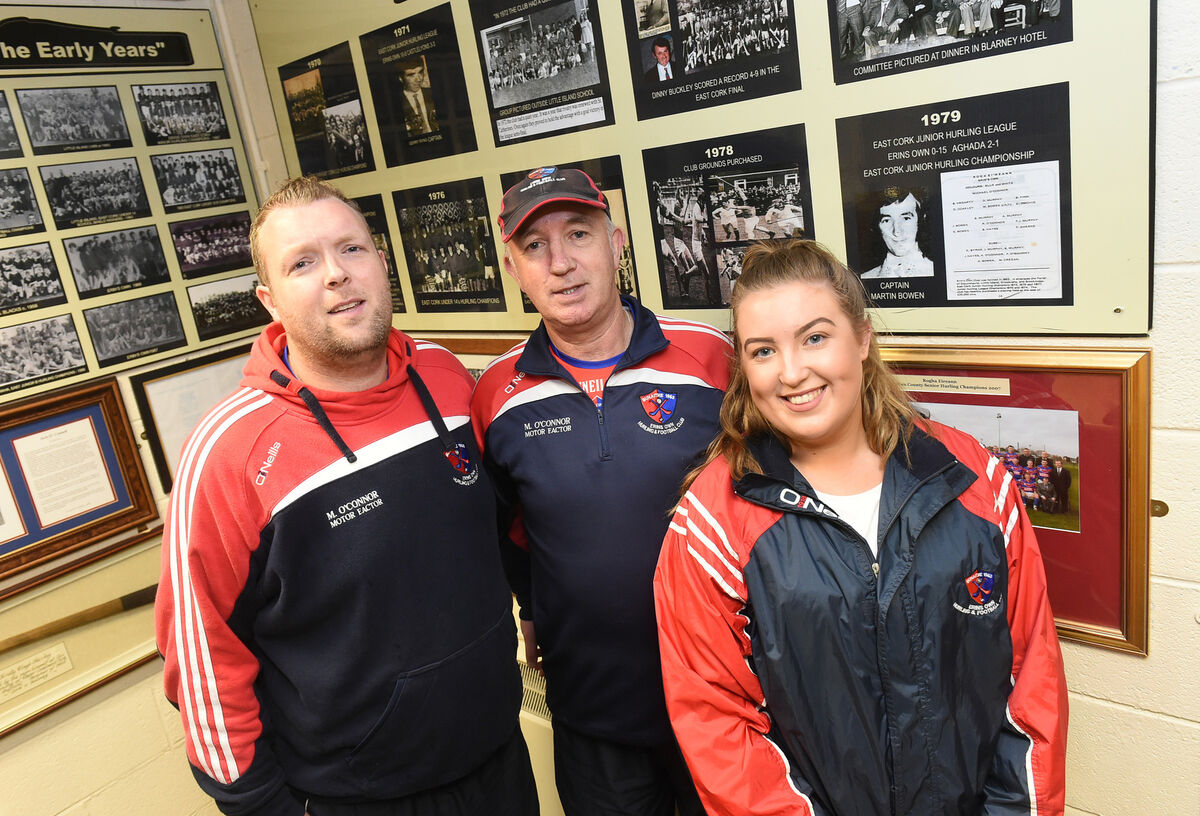 Shay Bowen with his father Martin and sister Mary in 2016. Picture: Larry Cummins Shay Bowen with his father Martin and sister Mary in 2016. Picture: Larry Cummins