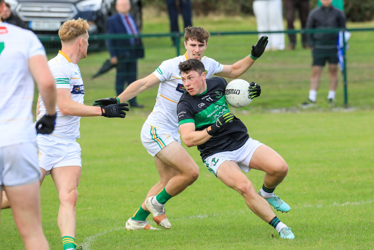 Mark Cronin on the attack for Nemo Rangers during the McCarthy Insurance Group Premier SFC Group 1 game at Shanbally in September. Picture: David Creedon
