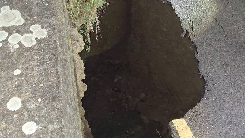 West Cork sinkhole will be repaired ‘as soon as possible’ West Cork sinkhole will be repaired ‘as soon as possible’