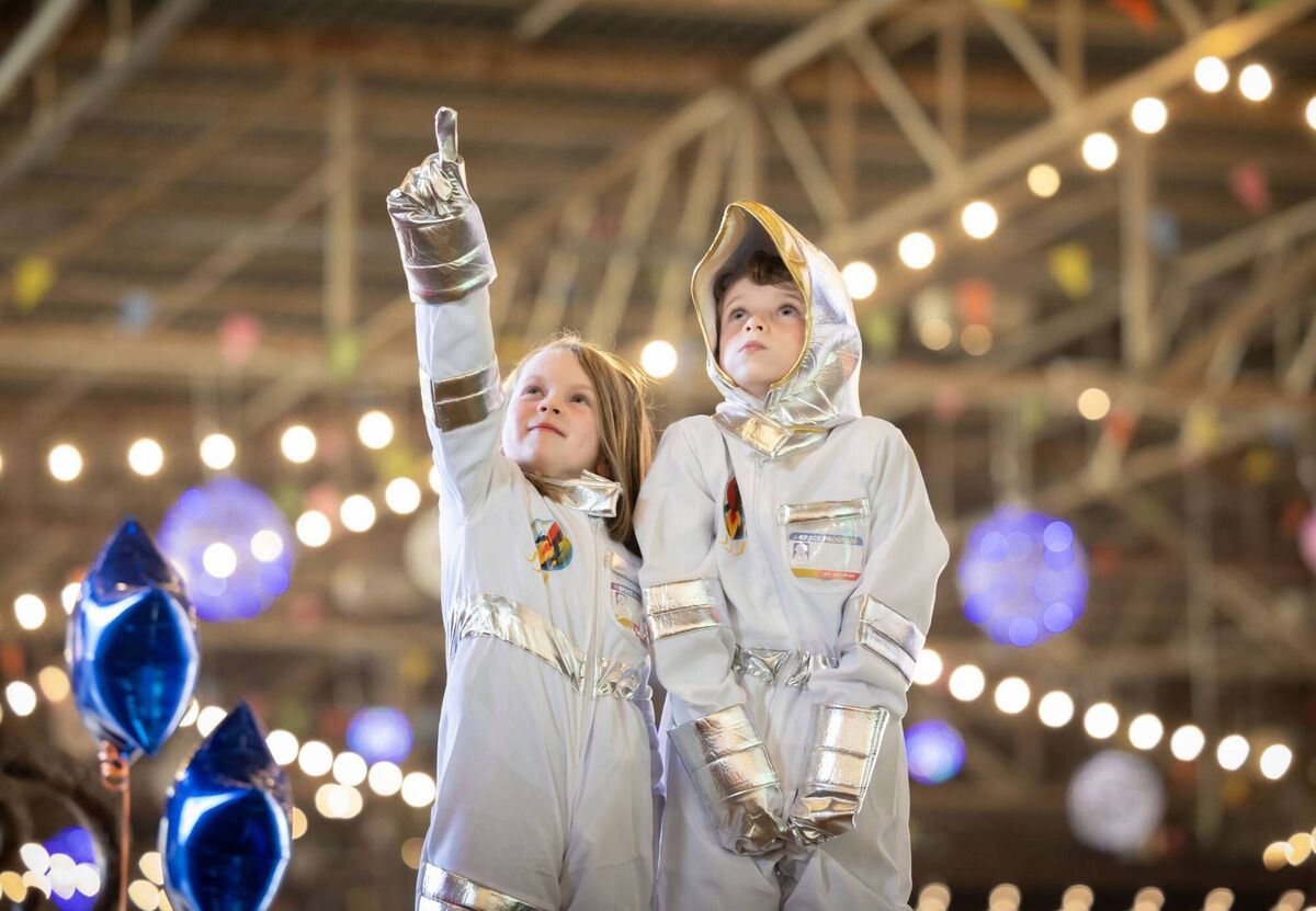 Jack (7) and Zoe Lordan (5) point the way to this year's fun-filled SpaceFest, merging science and arts in a week of out of this world events, workshops and exhibitions for every age. Jack (7) and Zoe Lordan (5) point the way to this year's fun-filled SpaceFest, merging science and arts in a week of out of this world events, workshops and exhibitions for every age.