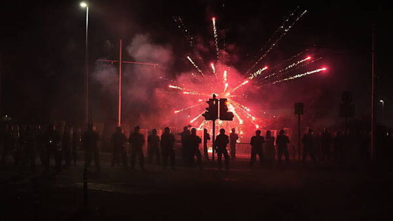 Fireworks and stones thrown at gardaí for second night at asylum seeker hotel Fireworks and stones thrown at gardaí for second night at asylum seeker hotel
