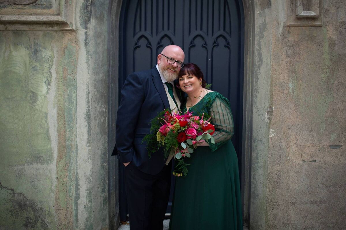 Nancy and Paul first met in 2020 and were wed last month in Cork.  Nancy and Paul first met in 2020 and were wed last month in Cork.