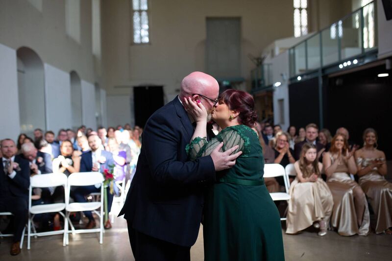 Paul and Nancy were wed at St Peter's in Cork city. Paul and Nancy were wed at St Peter's in Cork city.