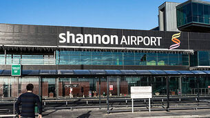 Shannon Airport, Ireland - December 27th 2016: Shannon Airport is Irelands 2nd largest airport in Ireland County Clare. A key ai