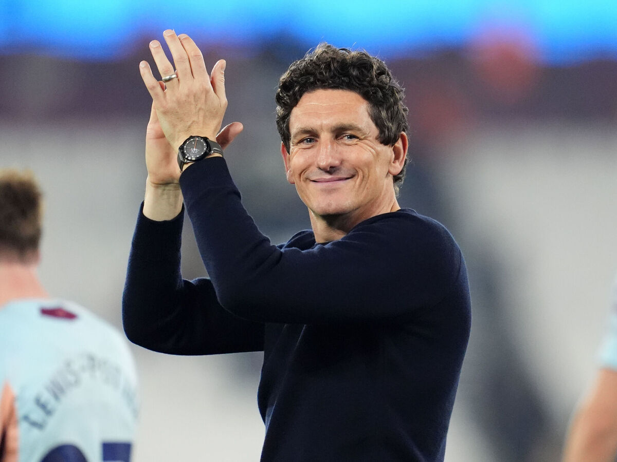 Brentford manager Keith Andrews celebrates after the Premier League win over West Ham last Monday at London Stadium, London. Picture: Adam Davy/PA Wire Brentford manager Keith Andrews celebrates after the Premier League win over West Ham last Monday at London Stadium, London. Picture: Adam Davy/PA Wire
