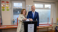Cork goes to the polls: Micheál and Mary Martin cast their votes