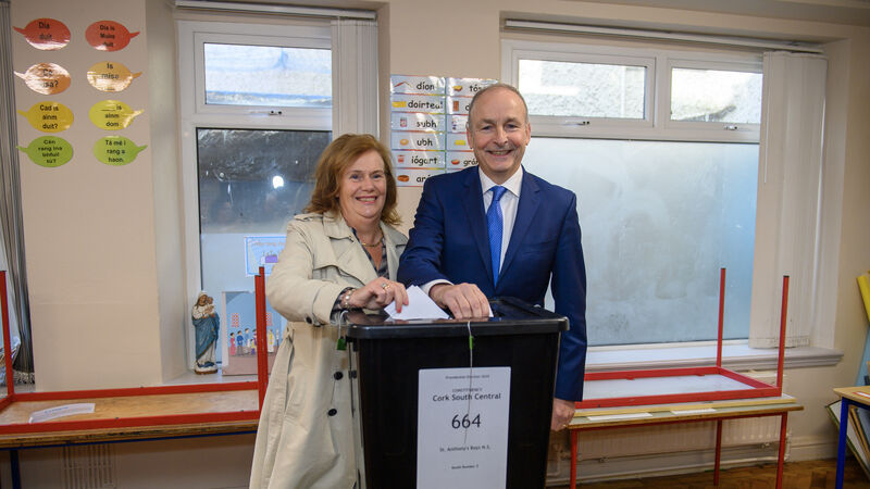 Cork goes to the polls: Micheál and Mary Martin cast their votes Cork goes to the polls: Micheál and Mary Martin cast their votes