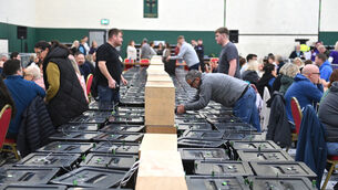 <p> Counting in the Presidential Election begins at Nemo Rangers, Cork, this morning — one of 32 count centres nationwide — as ballot boxes open at 9am. Picture Dan Linehan</p> <p> Counting in the Presidential Election begins at Nemo Rangers, Cork, this morning — one of 32 count centres nationwide — as ballot boxes open at 9am. Picture Dan Linehan</p>