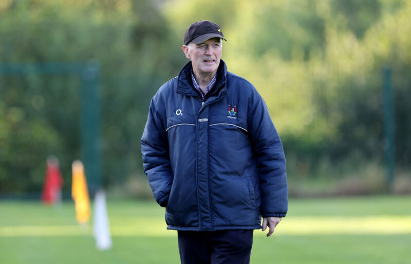 Larry Tompkins this year as a selector with Bishopstown's minor footballers. Picture: Jim Coughlan  Larry Tompkins this year as a selector with Bishopstown's minor footballers. Picture: Jim Coughlan
