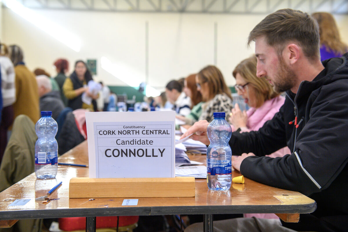  The Cork North Central votes for candidate Catherine Connolly at Nemo Rangers. Picture Dan Linehan