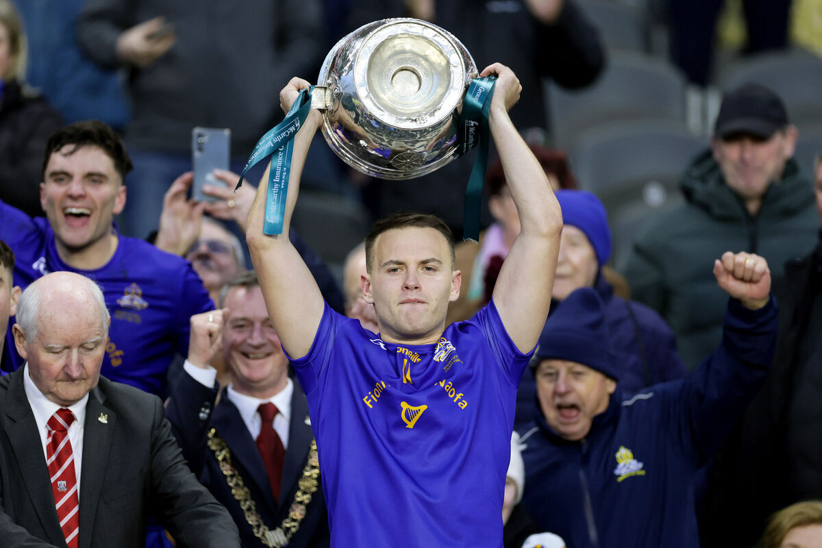 St Finbarr's Steven Sherlock lifts the Andy Scannell Cup. Picture: INPHO/Laszlo Geczo St Finbarr's Steven Sherlock lifts the Andy Scannell Cup. Picture: INPHO/Laszlo Geczo