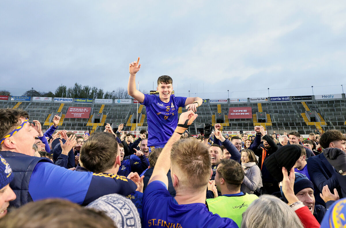 St Finbarr's players and fans celebrate. Picture: INPHO/Laszlo Geczo St Finbarr's players and fans celebrate. Picture: INPHO/Laszlo Geczo