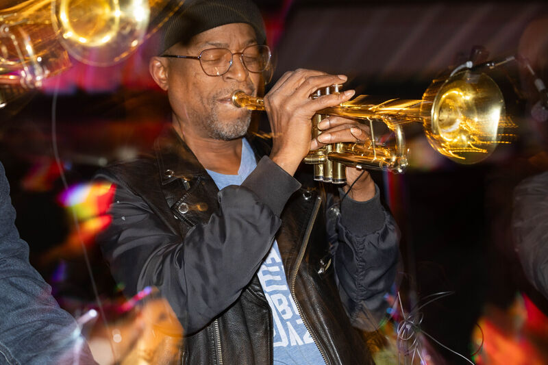 Fans at the Guinness Cork Jazz Festival were treated to surprise performance at Deep South from Hypnotic Brass Ensemble. Picture: Darragh Kane Fans at the Guinness Cork Jazz Festival were treated to surprise performance at Deep South from Hypnotic Brass Ensemble. Picture: Darragh Kane