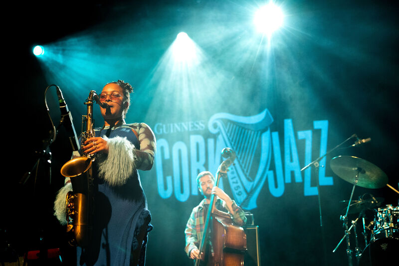 Nubya Garcia performing at The Everyman. Picture: Darragh Kane Nubya Garcia performing at The Everyman. Picture: Darragh Kane