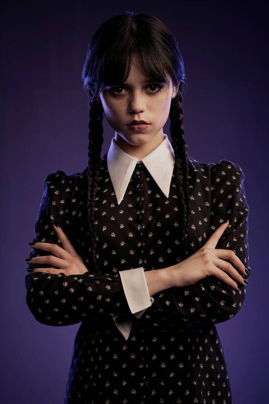 Jenna Ortega as Wednesday Addams on Netflix. Picture: Matthias Clamer/Netflix/PA 