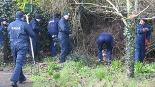 <p>A Garda search team on site where Michael Foley's body was found. Picture: Larry Cummins.</p> <p>A Garda search team on site where Michael Foley's body was found. Picture: Larry Cummins.</p>