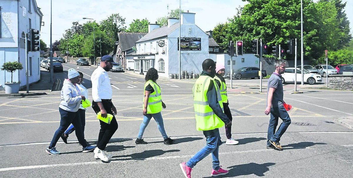 Volunteers head out working in Fermoy, which was recognised under the large town/village urban centre category for the Gum Litter Taskforce Award, which sees €2,000 allocated to the Fermoy TidyTowns Association.