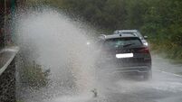 Irish Weather: Torrential rain and spot flooding in Skibbereen, Status yellow wind and rain warning issued for Cork