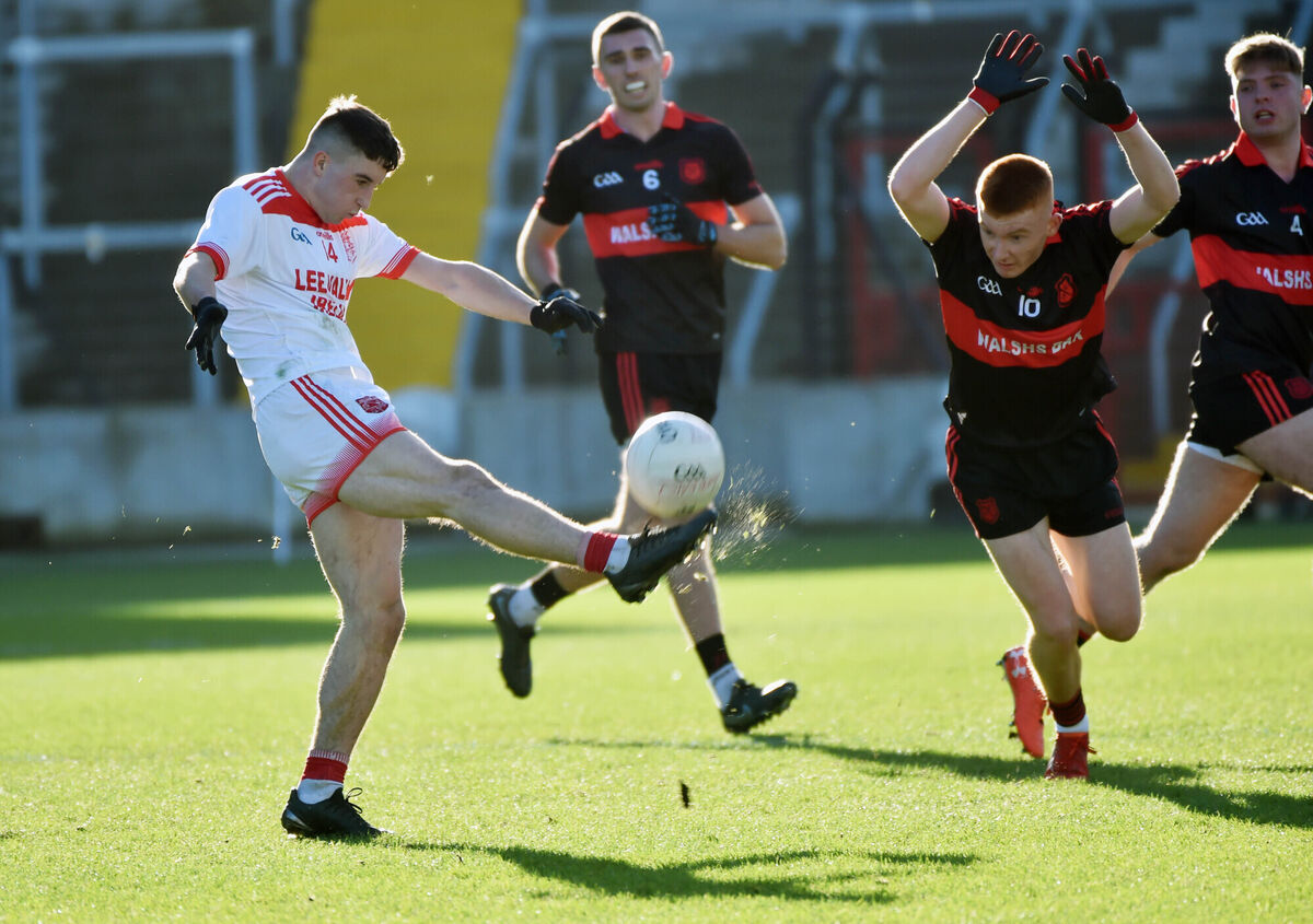 Iveleary's Chris Óg Jones shoots past Mitchelstown's Cormac Hyland during the IAFC final in 2021. Picture: Eddie O'Hare Iveleary's Chris Óg Jones shoots past Mitchelstown's Cormac Hyland during the IAFC final in 2021. Picture: Eddie O'Hare