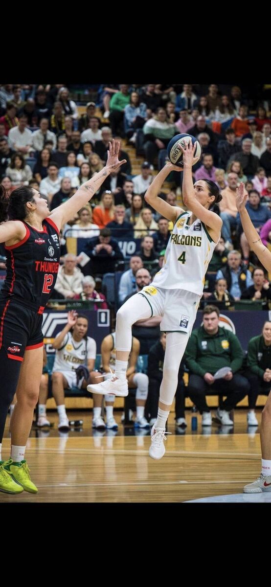 On of Ireland’s greatest basketball players, Orla O’Reilly in action with the Waverley Falcons in the Championship season two year ago. On of Ireland’s greatest basketball players, Orla O’Reilly in action with the Waverley Falcons in the Championship season two year ago.