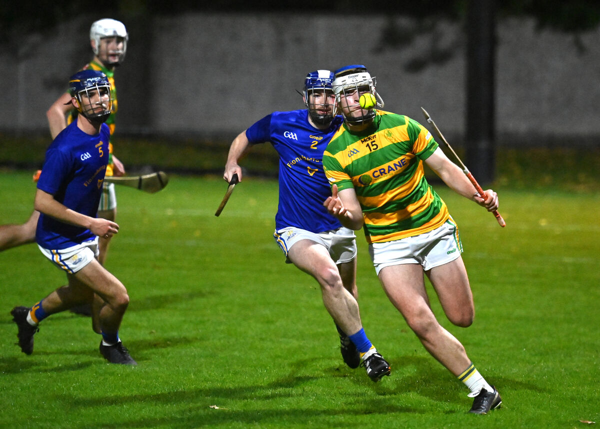 Alex Geary, Blackrock getting the better of St Finbarr's Jack Brady and James Kennefick in the Seandún Pharmacare City Division U21 A Hurling Championship semi-final match at Church Road, Cork. Picture Dan Linehan  Alex Geary, Blackrock getting the better of St Finbarr's Jack Brady and James Kennefick in the Seandún Pharmacare City Division U21 A Hurling Championship semi-final match at Church Road, Cork. Picture Dan Linehan