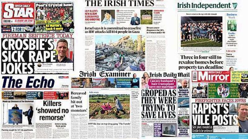 What the papers say: Thursday's front pages
