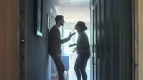 iStock-1339226387.jpg Young Couple Arguing and Fighting. Domestic Violence Scene of Emotional abuse, Stressed Woman and aggressive Man Having Almost V