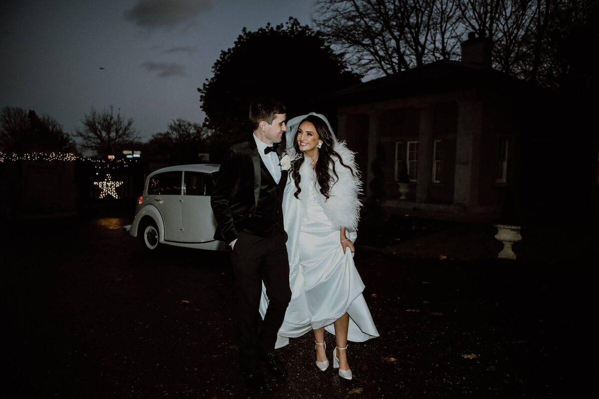 Laura and Greg grew up just doors apart from one another. Greg proposed to Laura on their tenth anniversary in 2019 and the couple were wed last December. Laura and Greg grew up just doors apart from one another. Greg proposed to Laura on their tenth anniversary in 2019 and the couple were wed last December.