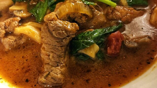 <p>Di’s stew is cooked slowly and is full of flavour- perfect for a cold winter’s night.</p>