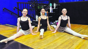 <p>Lily Barry, Mia Kiss Barbosa, and Robyn O’Leary performing the splits ahead of their performance in Swan Lake at Cork Opera House this week. Picture: Richard Mills</p> <p>Lily Barry, Mia Kiss Barbosa, and Robyn O’Leary performing the splits ahead of their performance in Swan Lake at Cork Opera House this week. Picture: Richard Mills</p>