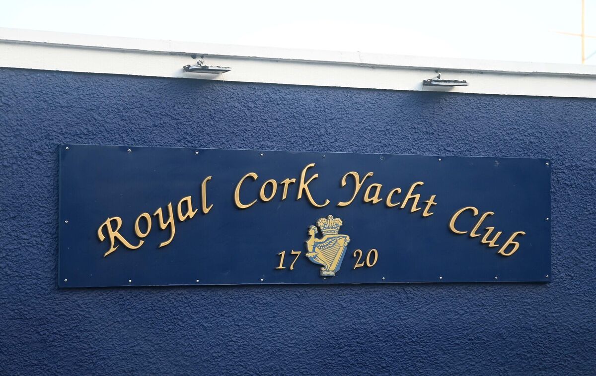 The Royal Cork Yacht Club sign at the club in Crosshaven, Co Cork. Picture: Denis Minihane. The Royal Cork Yacht Club sign at the club in Crosshaven, Co Cork. Picture: Denis Minihane.
