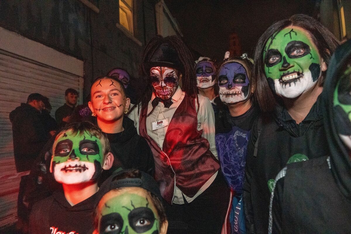 Members of Cork Art Link and the Blackpool Youth Club.