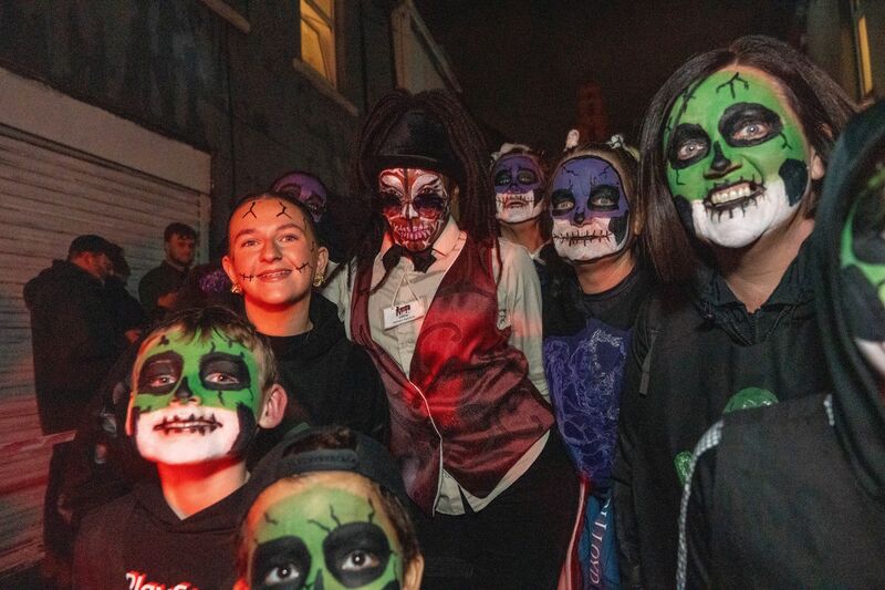 Members of Cork Art Link and the Blackpool Youth Club. Members of Cork Art Link and the Blackpool Youth Club.