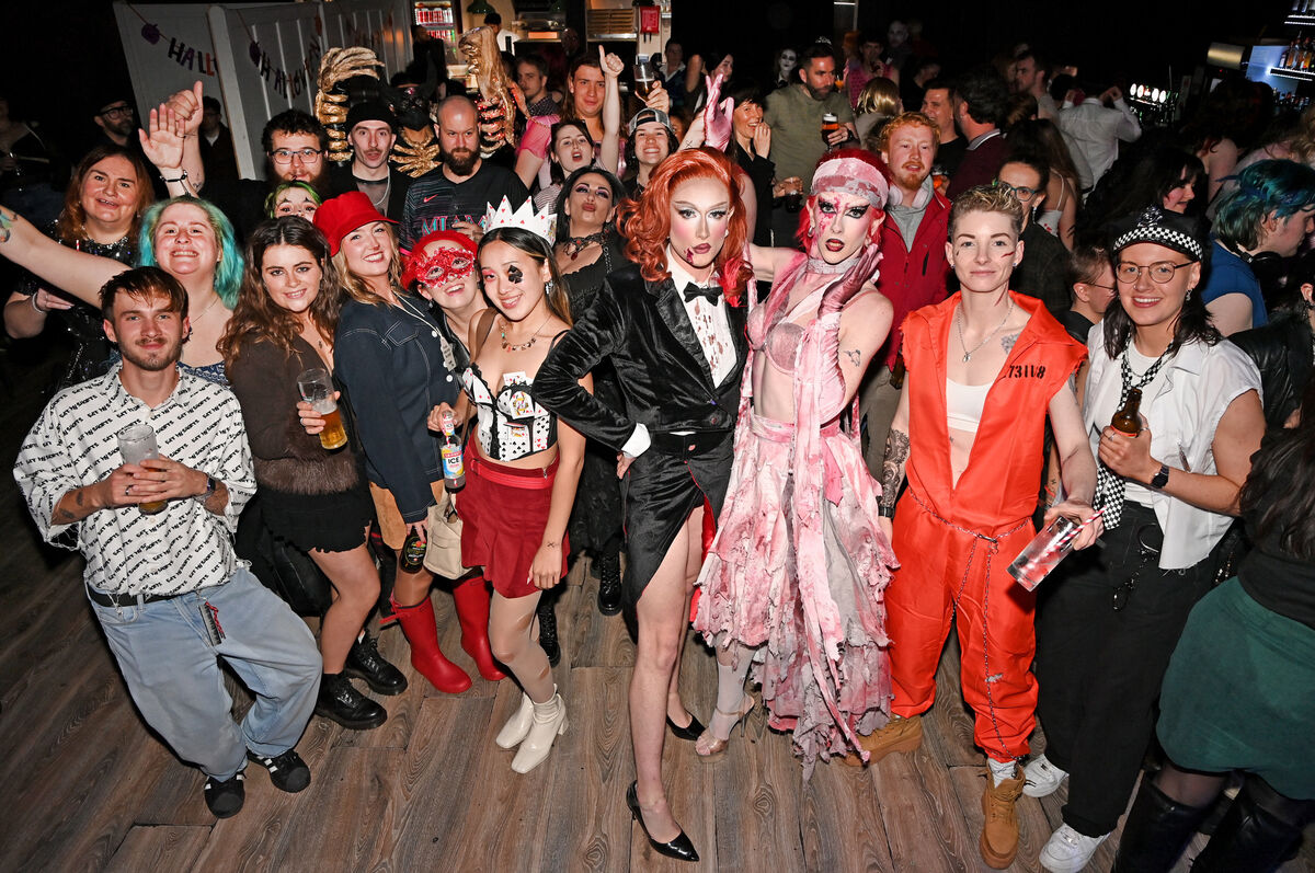 Supporters of Lucina and Krystal at The Nightmare Before Halloween at the Kino. Picture: Eddie O'Hare. Supporters of Lucina and Krystal at The Nightmare Before Halloween at the Kino. Picture: Eddie O'Hare.