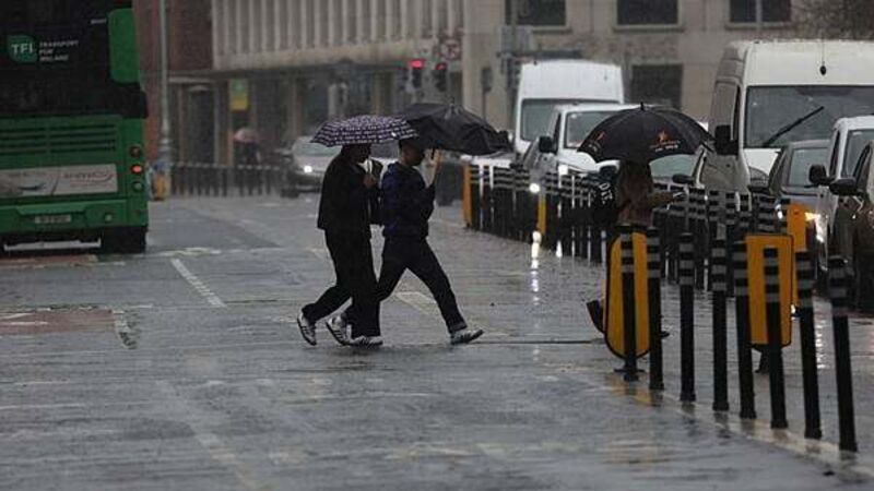 Yellow rain warning issued for four counties Yellow rain warning issued for four counties
