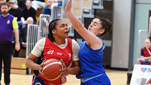<p>Gurranbraher Credit Union Brunell's Maddie Cluse takes on UCC Glanmire's Annaliese Murphy recently. Picture: Eddie O'Hare</p> <p>Gurranbraher Credit Union Brunell's Maddie Cluse takes on UCC Glanmire's Annaliese Murphy recently. Picture: Eddie O'Hare</p>