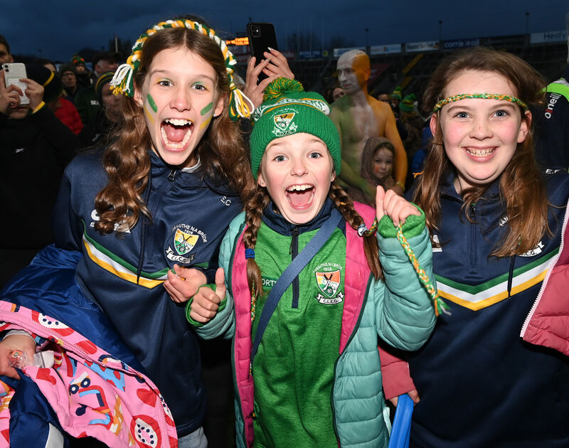 Bride Rovers supporters celebrate at SuperValu Páirc Uí Chaoimh. Picture: Eddie O'Hare