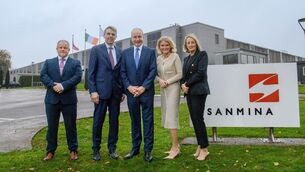 <p>Tim Hyde, VP Operations &amp; Plant Manager; Sean Moran, SVP, IMS-EMEA; Taoiseach Michael Martin; Mary Buckley, Executive Director IDA and Maria Quirke, VP, HR, EMEA. Sanmina, a leading global provider of integrated electronic manufacturing solutions, has announced an expansion of its Fermoy medical facility in North Cork.</p>
