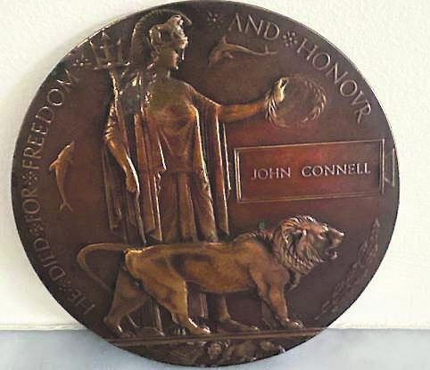 The ‘Dead Man’s Penny’ medal The ‘Dead Man’s Penny’ medal