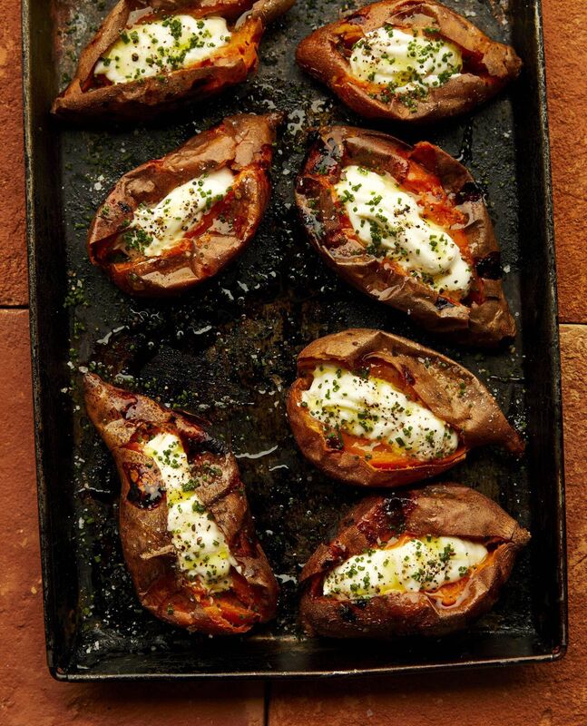 Baked sweet potatoes from Gaucho: The Spirit of Argentina: A Cookbook by Anthony Ekizian. Picture: Sam A. Harris/PA Baked sweet potatoes from Gaucho: The Spirit of Argentina: A Cookbook by Anthony Ekizian. Picture: Sam A. Harris/PA
