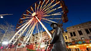 <p>The Ferris Wheel/SOLAS on Grand Parade as part of Corkmas presented by Cork City Council Photo, Darragh Kane</p>