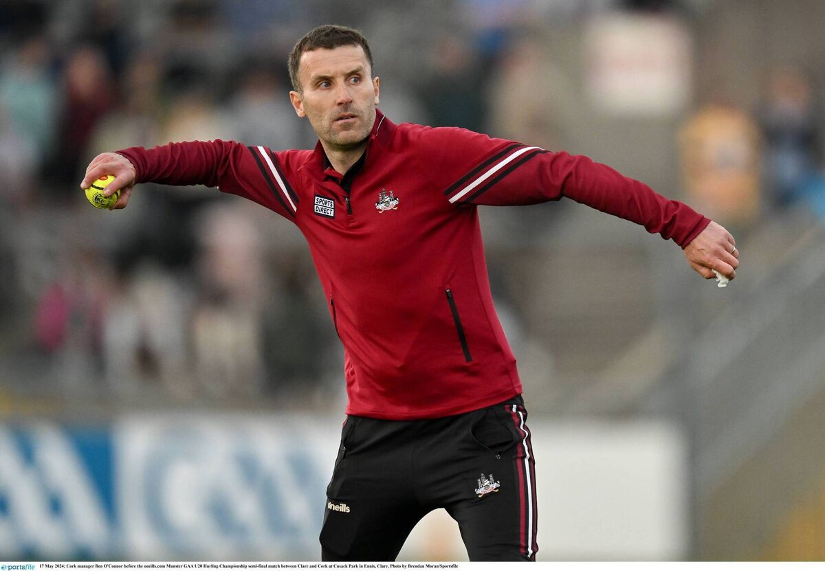 New Cork senior hurling manager Ben O'Connor. Picture: Brendan Moran/Sportsfile