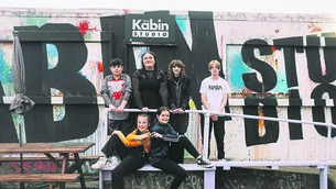 <p>The Kabin kids who feature in Brendan Canty’s new documentary, Gaeltra. Back, from left, Aaron, Rosaleen, Ellen, Darren. Sitting, Sophie and Heidi. </p> <p>The Kabin kids who feature in Brendan Canty’s new documentary, Gaeltra. Back, from left, Aaron, Rosaleen, Ellen, Darren. Sitting, Sophie and Heidi. </p>