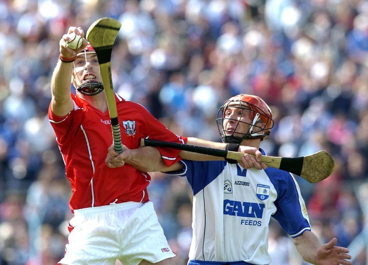 Cork's Ronan Curran grasps possession from Waterford's Seamus Prendergast. Picture: Des Barry Cork's Ronan Curran grasps possession from Waterford's Seamus Prendergast. Picture: Des Barry