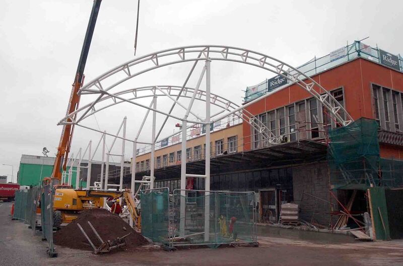 Construction of Parnell Bus Station, Parnell Place in 2004 Pic: Gavin Browne Construction of Parnell Bus Station, Parnell Place in 2004 Pic: Gavin Browne