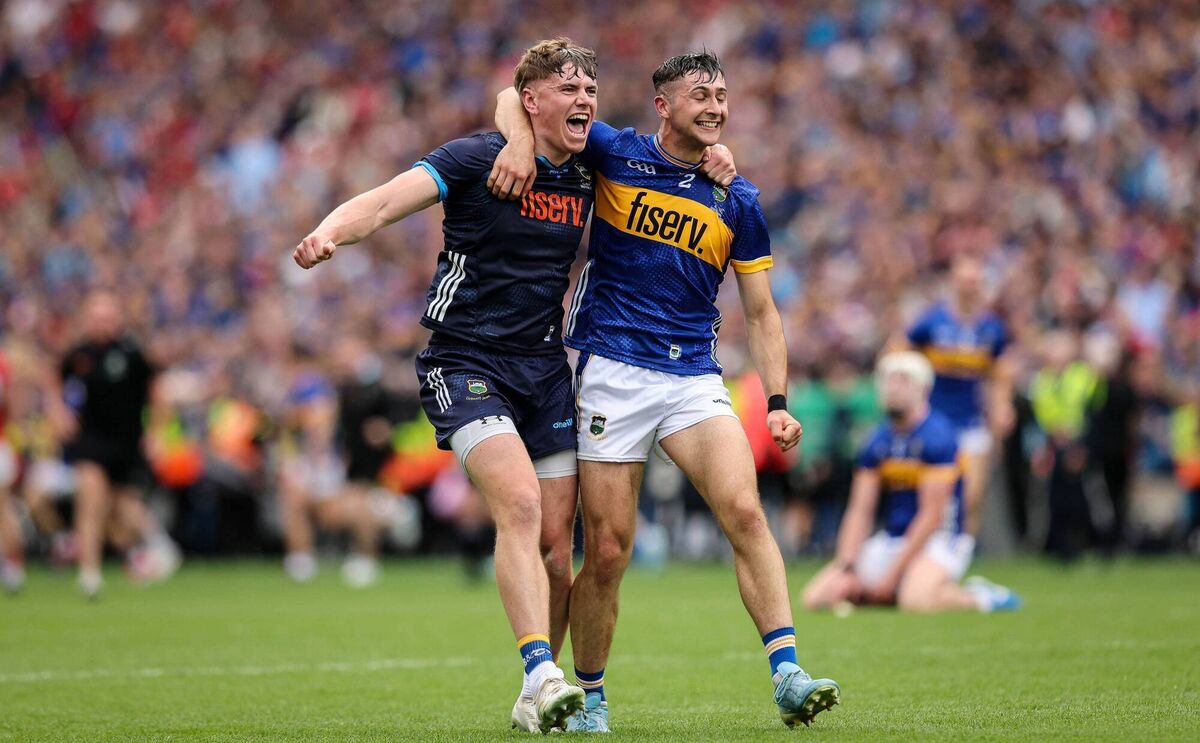 Tipperary goalkeeper Rhys Shelly and defender Robert Doyle celebrate after the All-Ireland final - both were included in the All-Star team. Picture: Inpho/Ryan Byrne Tipperary goalkeeper Rhys Shelly and defender Robert Doyle celebrate after the All-Ireland final - both were included in the All-Star team. Picture: Inpho/Ryan Byrne